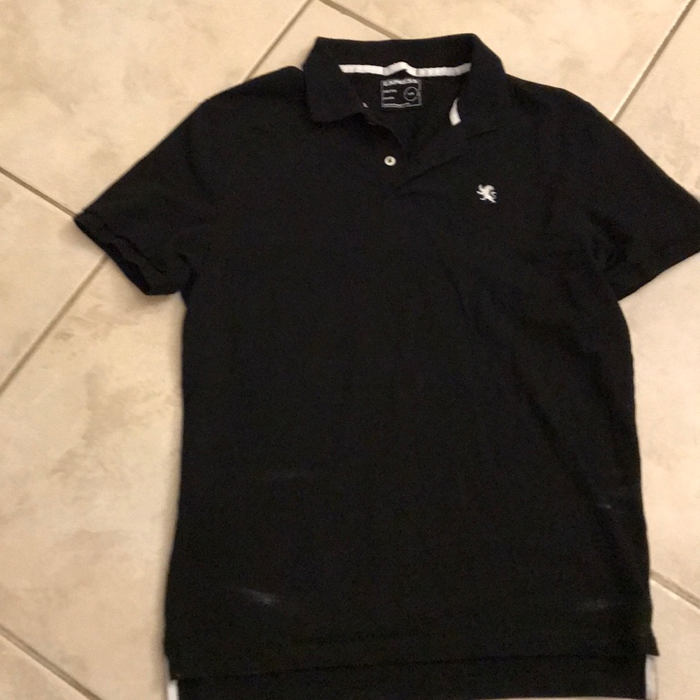 Men’s black polo type shirt
